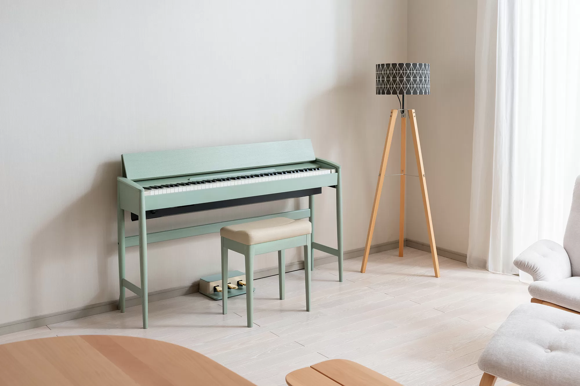 Roland 「KIYOLA KF-20」音もデザインも妥協しない一台 - 電子ピアノ